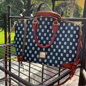 Dooney and Bourke, authentic MLB Detroit Tigers print.